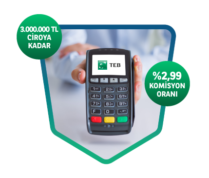 YENİ POS BAŞVURULARINA ÖZEL %2,99 KOMİSYON AVANTAJI